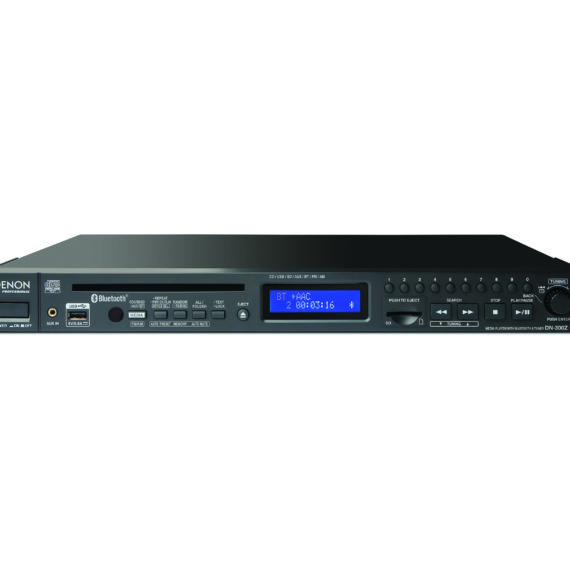 DENON PRO DN300ZB rack mount CD player with AM/FM Tuner, Bluetooth, USB ...